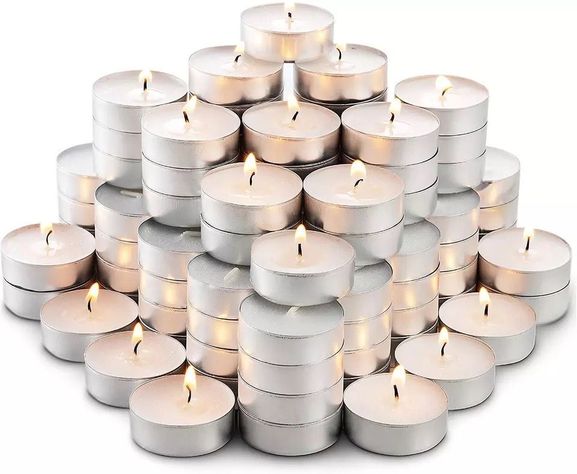 Velas Flotantes Blancas, Pack 50 unidades.-0