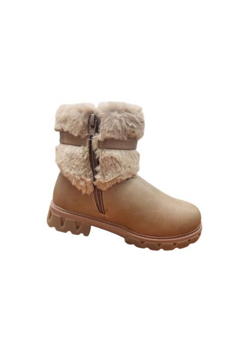 Bota de Invierno Niña Beige Claro-1