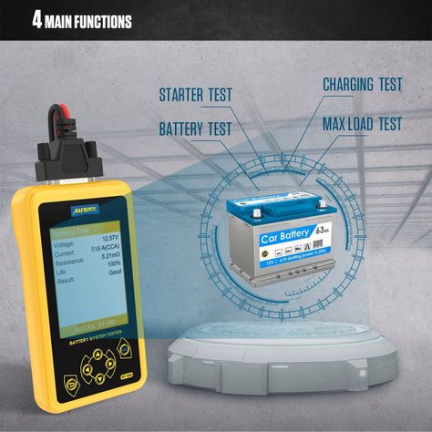 Scanner Batería Automotriz BT460-2
