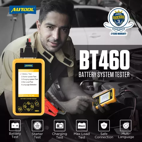 Scanner Batería Automotriz BT460-1