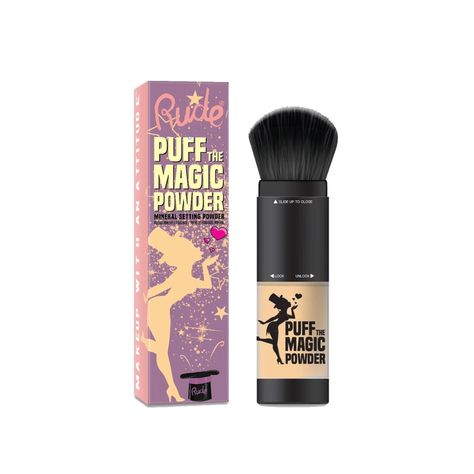 Polvo Fijador Mineral Banana "Puff The Magic" Rude Cosmetics-0
