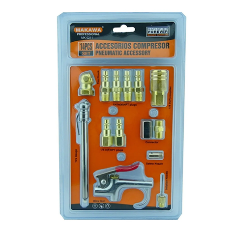 Kit De Accesorios Para Compresor 14 Piezas Mk0211-0