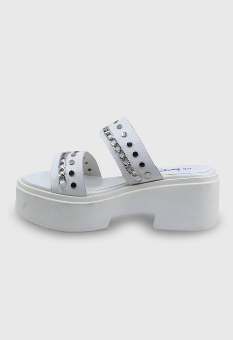 Sandalia Ivette blanco Stylo Shoes-3