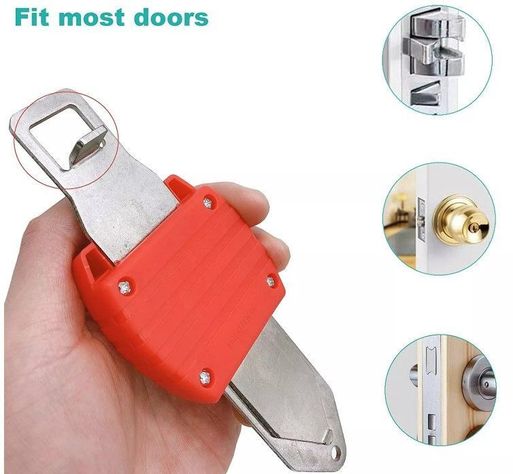 Cerradura De Seguridad De Puerta Portátil Para Viajes, Hotel-3