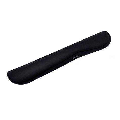 Mouse Pad Apoya Muñecas Gel Para Teclado Negro Dblue -0