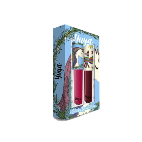 Set 2 Labiales Líquidos Mate "Me quiero" de Yuya-0