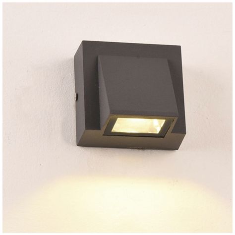 Apliqué LED Exterior Deco Negro 5W-3
