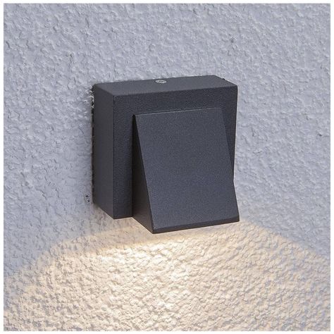Apliqué LED Exterior Deco Negro 5W-6