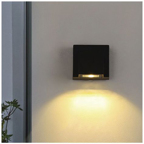 Apliqué LED Exterior Deco Negro 5W-4