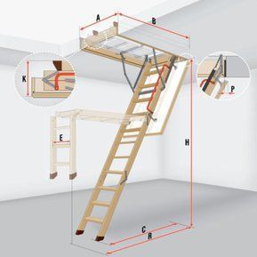 Escalera Ático 70x120cm-6
