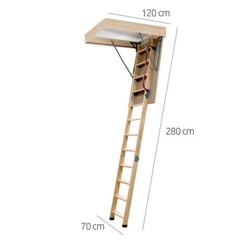 Escalera Ático 70x120cm-1