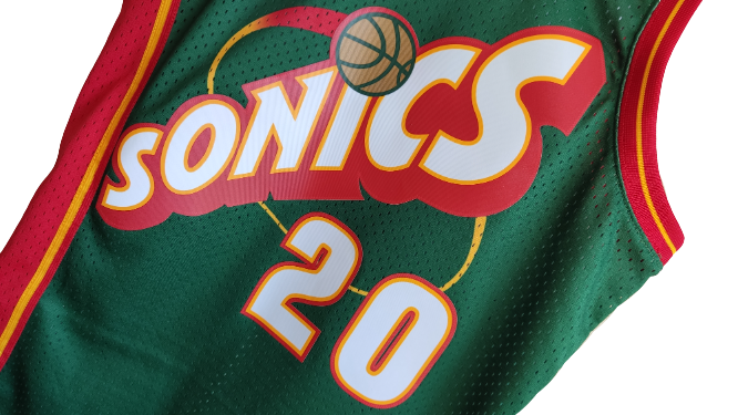 Camiseta NBA Gary Payton Seattle SuperSonics-1