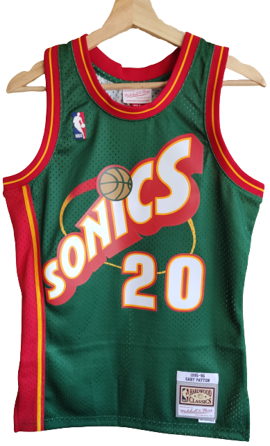 Camiseta NBA Gary Payton Seattle SuperSonics-0