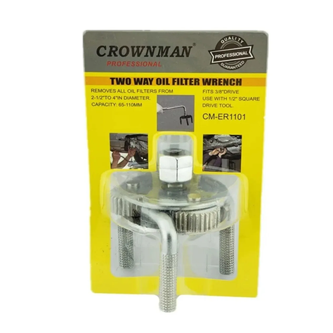 Llave Saca Filtro Aceite Tipo Araña Universal Crow-1