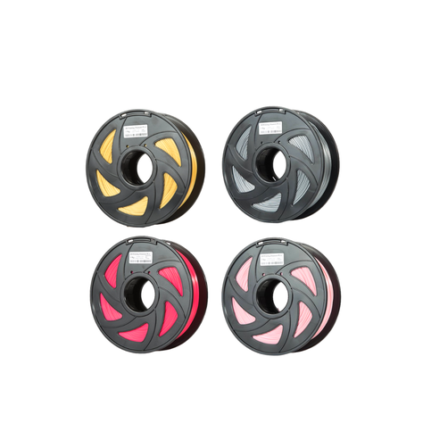 Filamentos PLA Impresión 3D 1.75mm 1kg RoHS Color Pink -2
