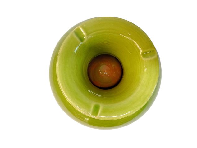 CENICERO VERDE CLARO SERGHINI 20 CM-1