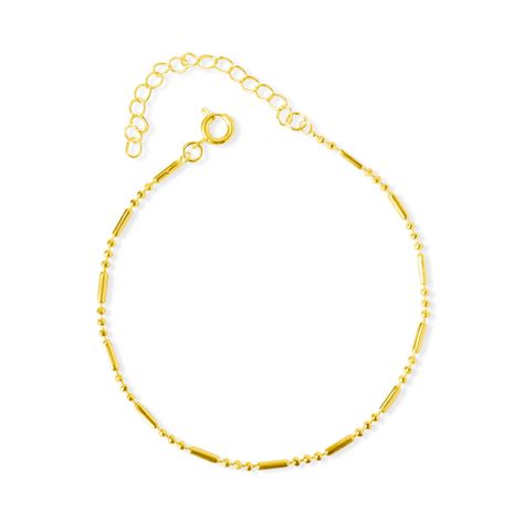 Pulsera  Punto Coma Enchapada Oro 18K-0