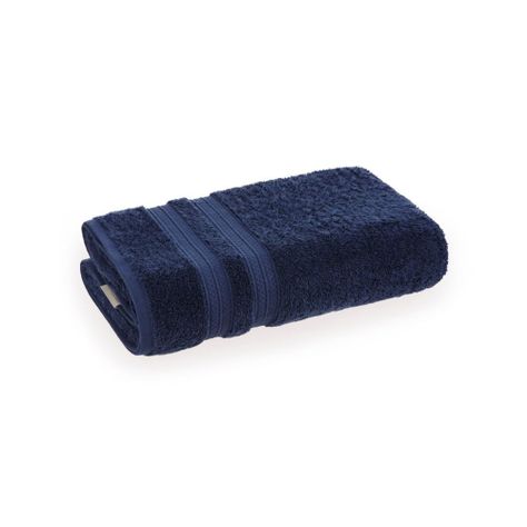 Toalla de baño Karsten Unika 500gr 70 x 140 cm Azul Marino-0