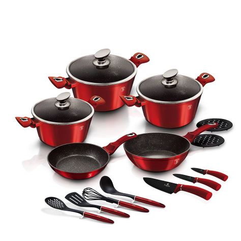 BATERIA DE COCINA PREMIUM 17 PIEZAS ALEMANA-1