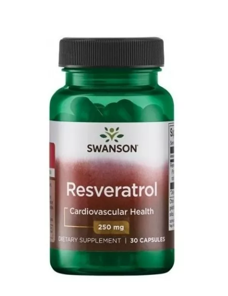 Suplemento En Capsulas Resveratrol Swanson 250 Mg-0