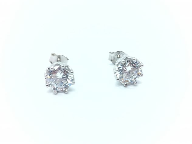 Aros Puntos de Luz Plata fina ley S925-4