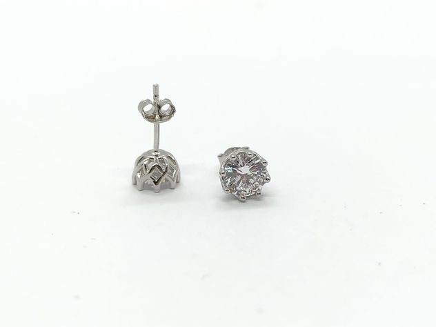 Aros Puntos de Luz Plata fina ley S925-2