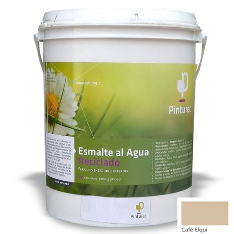 Esmalte al Agua Pinturec Satinado Cafe Elqui 1G-0