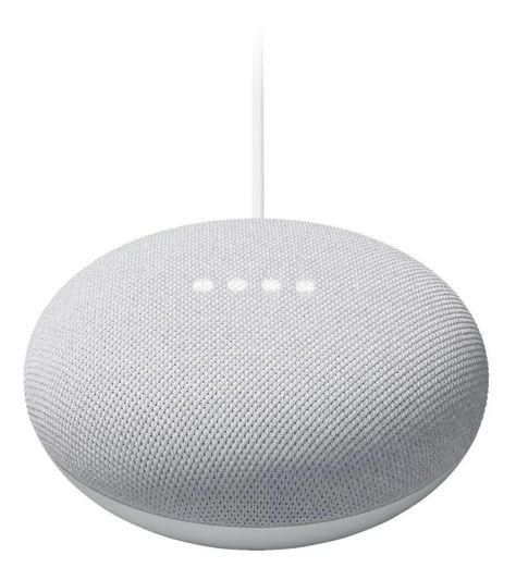 Google Nest Mini 2nd Gen con asistente virtual Google Assistant chalk-0