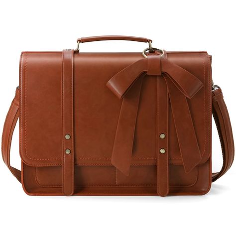 Ecosusi Maletín BOW removible para laptop 15.6"- Camel-0
