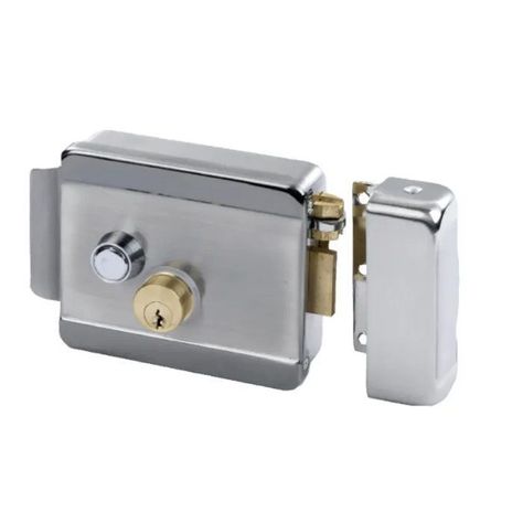 Chapa Cerradura Electrica + Fuente 12v-0