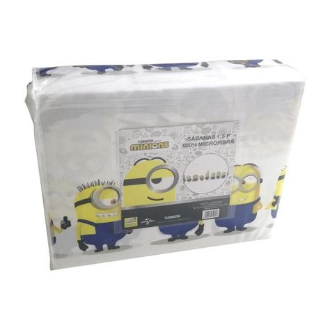 Juego Sabanas MINIONS 1,5 P Modelo 1-0