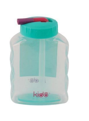 Botella Toma Jugo Keep Kido celeste-0