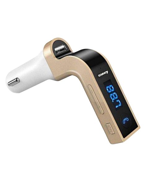 Receptor Transmisor Radio Fm Bluetooth + Audio Cargador Usb-0