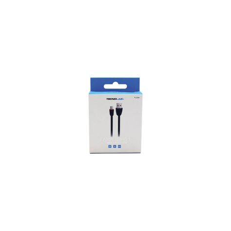 Cable USB a Tipo C 1mt Negro Tecnolab -1