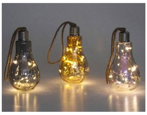 AMPOLLETA VIDRIO LUZ HADA 18 CMS-3