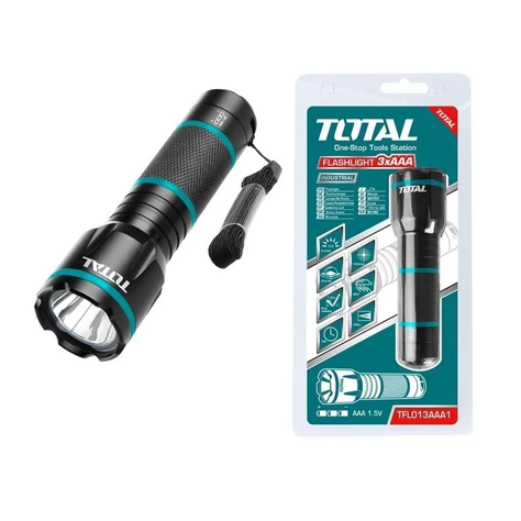 Linterna De Mano Tactica Led Total Tfl013aaa1-1