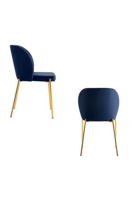 Pack 2 Sillas de Comedor Cartagena Azul-3