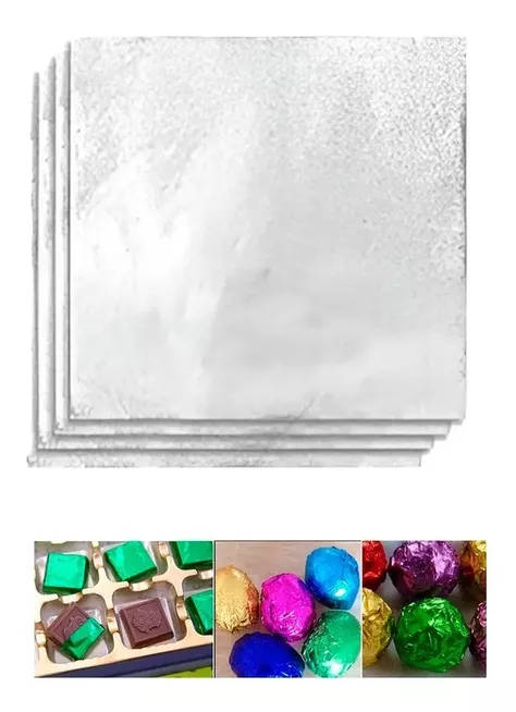 100 Envoltorios De Bombones Laminas Papel Metalizados Bombon-1