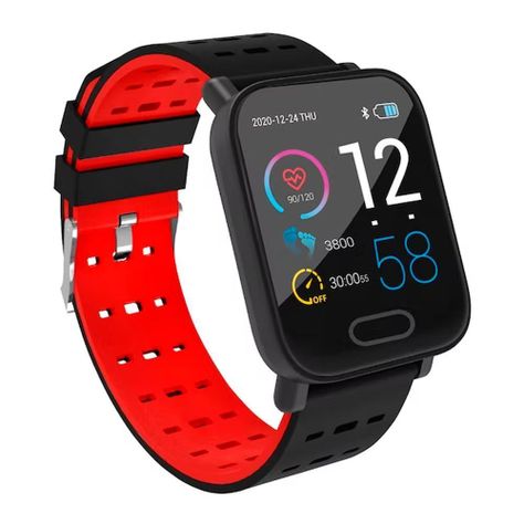 SMARTWATCH BLUETOOTH ISPORT ISPACE RED MLAB-1