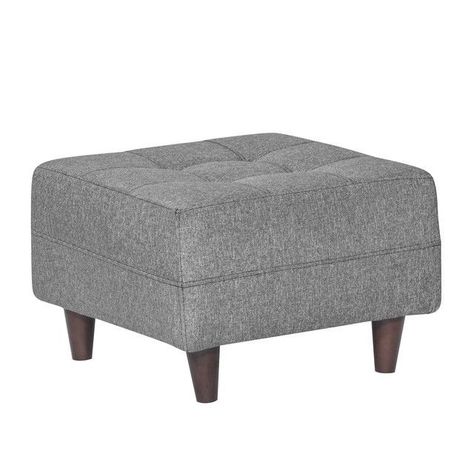 Living Santa Monica 3 Cuerpos + 2 Pouf Gris-3