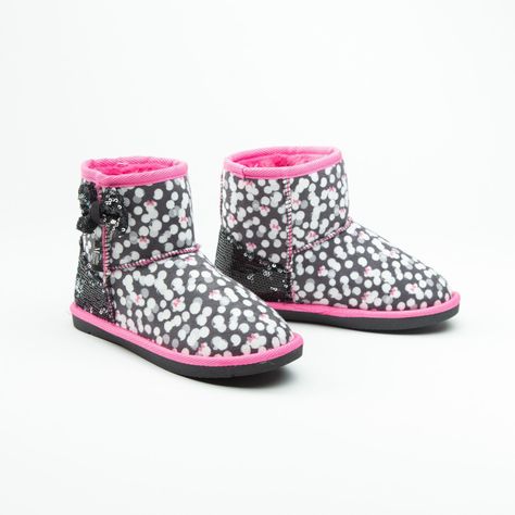 Bota Chiporro Niña Minnie Painted Negro Disney-0
