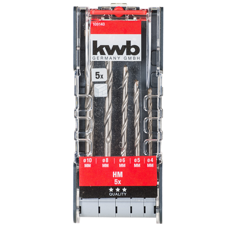 Set De Brocas Para Concreto 5 Piezas Kwb 109140-0