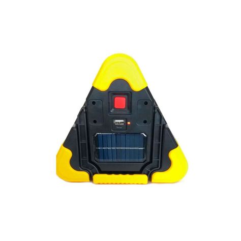 Triangulo Luz de Seguridad Emergencia Cn Panel Solar Tecnolab-3