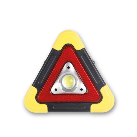 Triangulo Luz de Seguridad Emergencia Cn Panel Solar Tecnolab-0