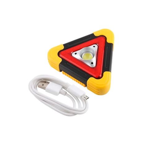 Triangulo Luz de Seguridad Emergencia Cn Panel Solar Tecnolab-2