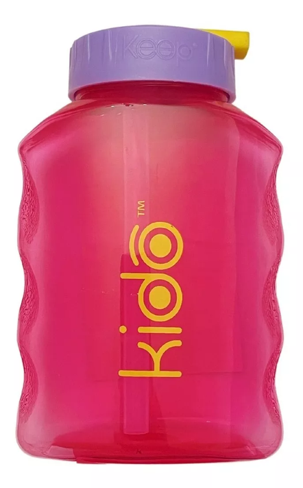 Botella Toma Jugo Kido 250ml Rosado-0