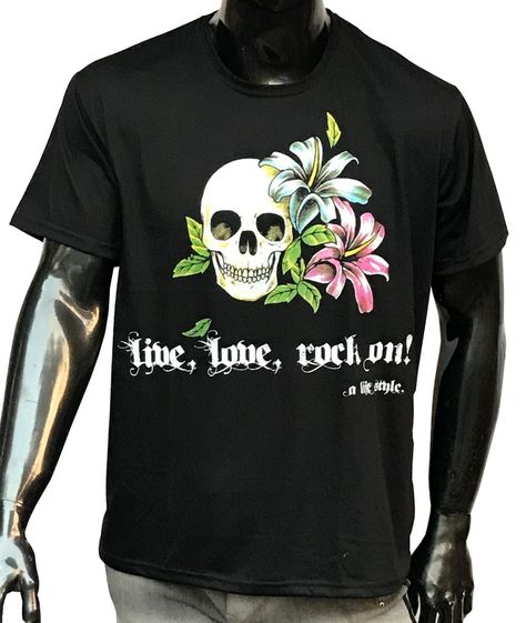 Polera Hombre Calavera Lili-0