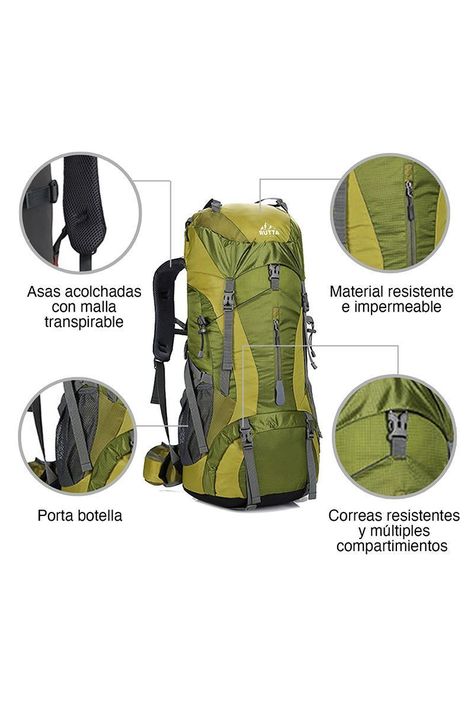 Mochila Outdoor 75 Litros Verde-3