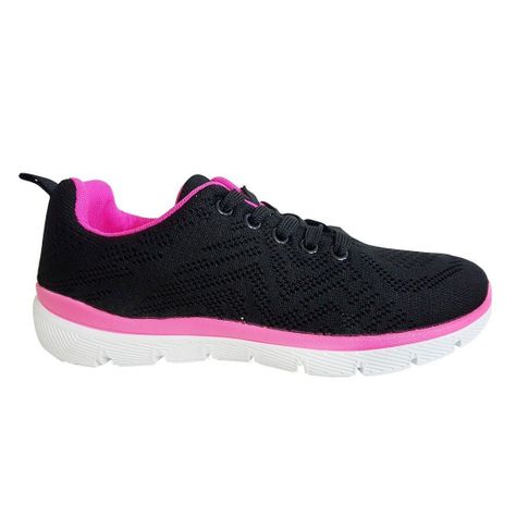 ZAPATILLA SPORT MUJER ALQUIMIA NEGRO FUCSIA-1