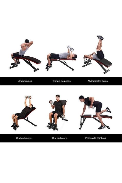 Banco Multifuncional Plegable Reclinable Negro-4
